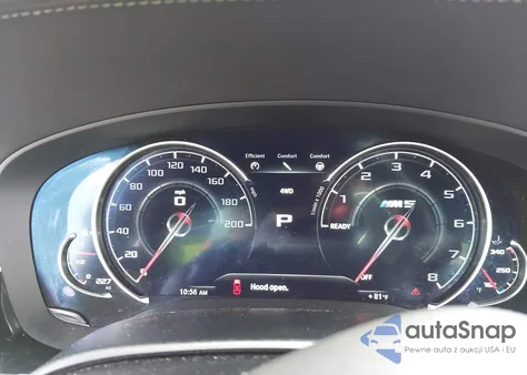 2019 BMW M5 Competition из США, поврежденный, VIN WBSJF0C54KB447344